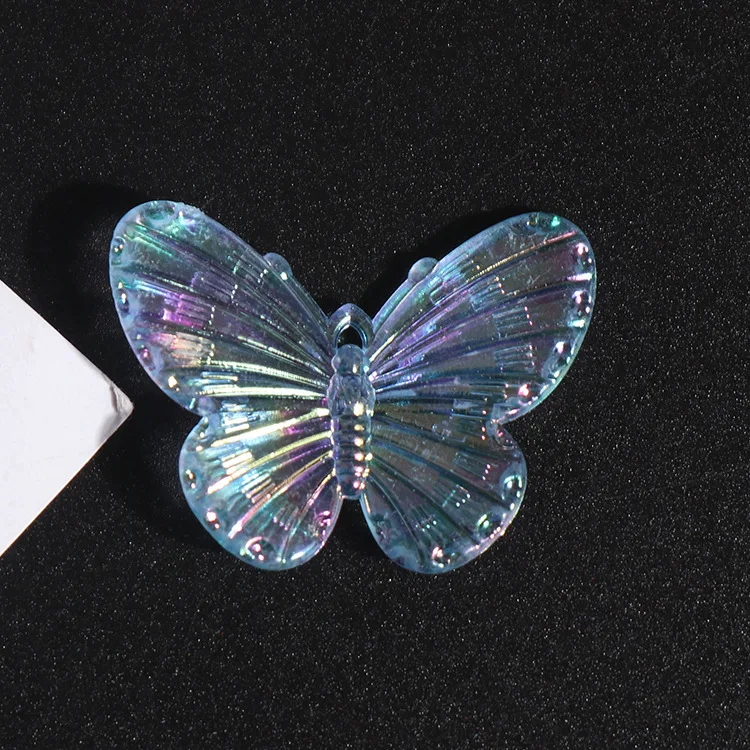 AB plating butterfly Stand Resin Molds Silicone Jewelry Resin Flatback Cabochon Accessories Accessories DIY