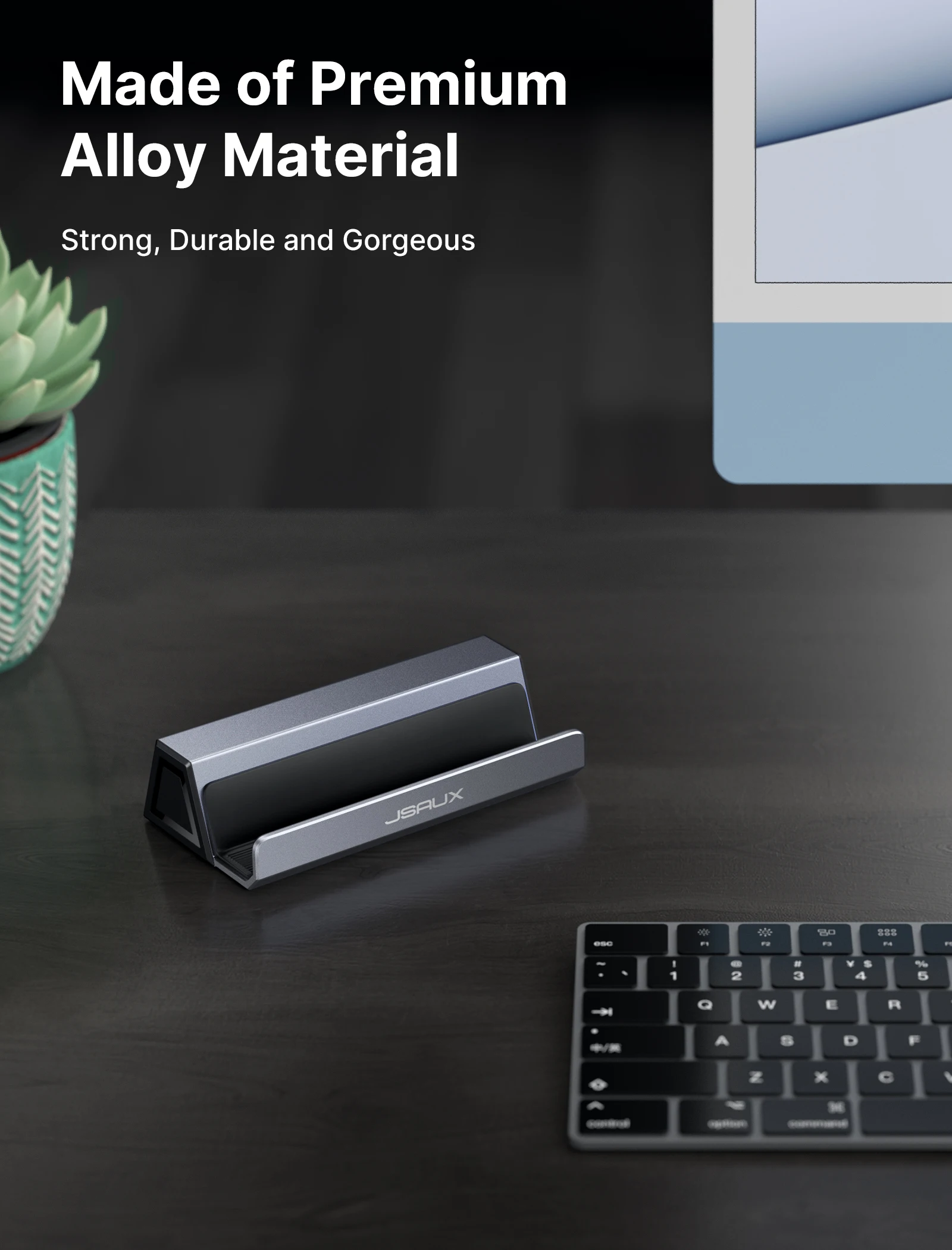 JSAUX Portable Aluminum Steam Deck Stand Base Holder