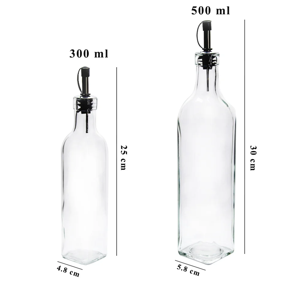 Стеклянная бутылка с оливковым маслом 10 унций 17