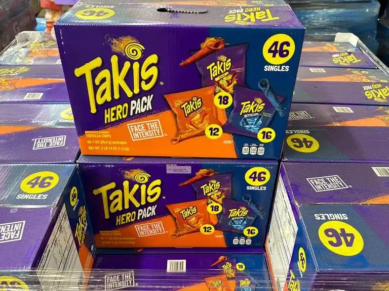 Лучшее качество Takis скрученные чипсы из тортильи/Fuego острый перец чили и лайм лимитированный выпуск