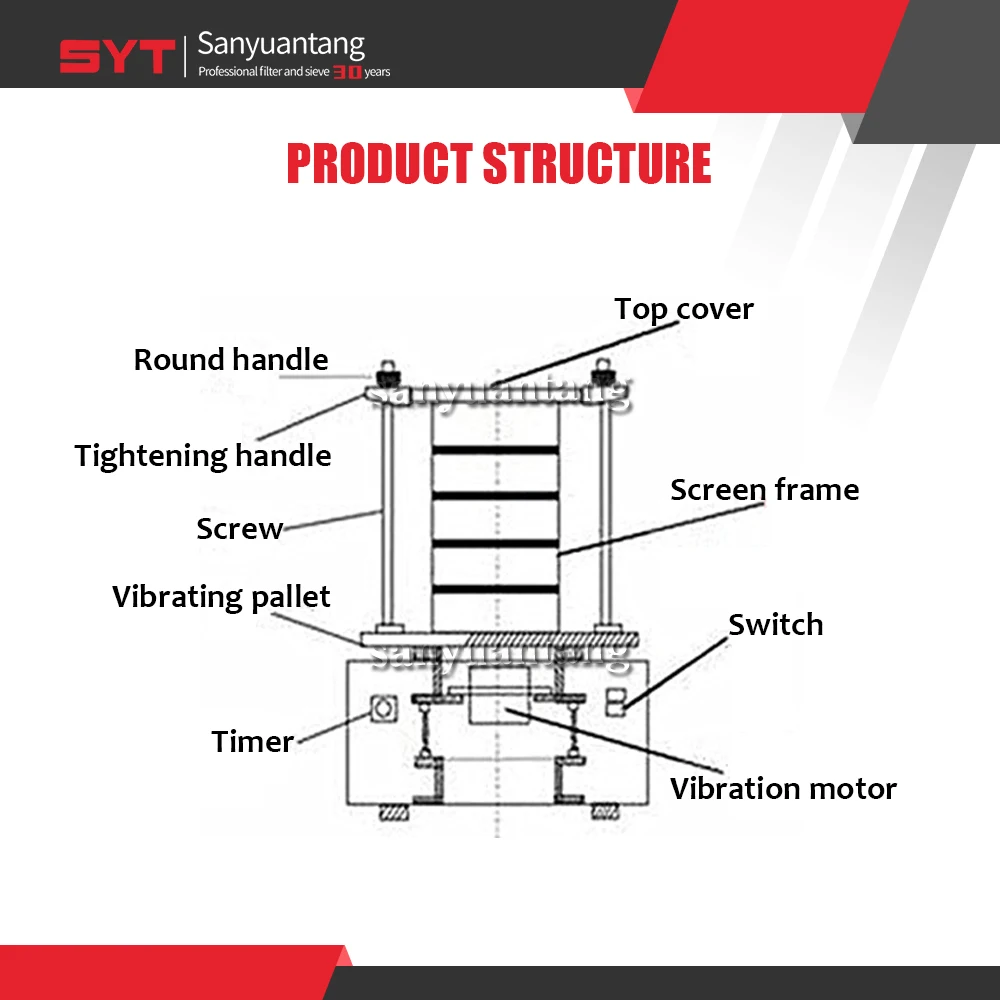 particle size analysis soil sieve set machine laboratory test sieve price