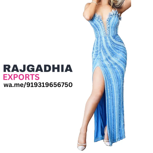 BEADED MESH Sleeveless BEADED GOWN  WOMEN Wears BEADED PARTY WEAR For Ladies Females Clothes Evening Gown beaded Dress for women