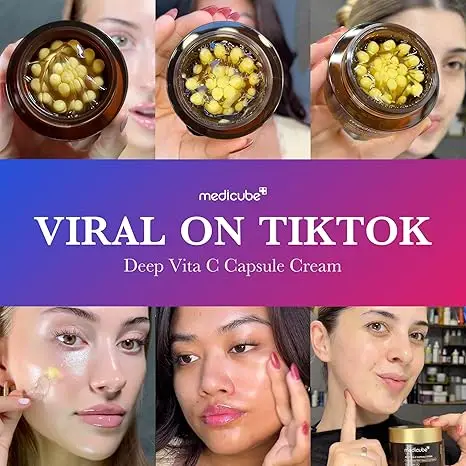 New Arrival Hot Selling Korean Skincare Product Wholesale MEDICUBE Deep Vita C Capsule Cream 55ml