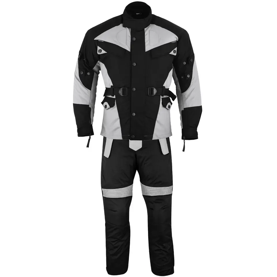 Latest Design Motorcycle Suit Motorbike Cordura Pant and Jacket Motorcycle Race Suite Rain Suits Sets Custom Size Adults