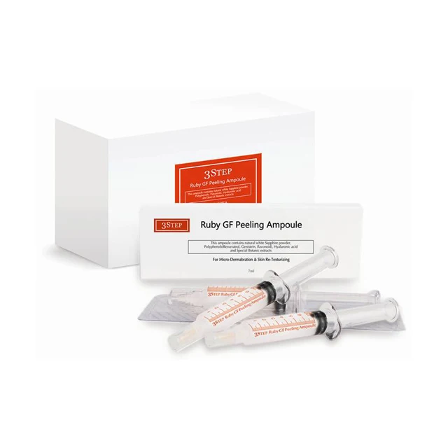3STEP Ruby GF Peeling Ampoule skin Whitening and Improvement of skin texture Made In Korea Best Selling