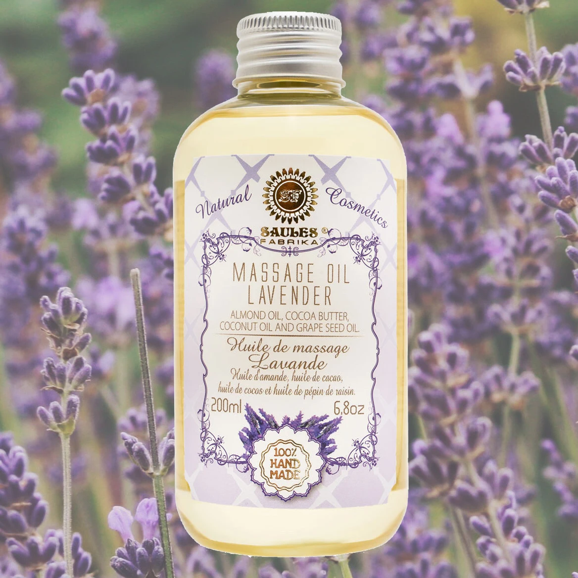 Hot Selling Anti-Aging Aromatherapy Spa Ritaual Lavender fragrance Massage Oil 100% Organic Slimming Effect