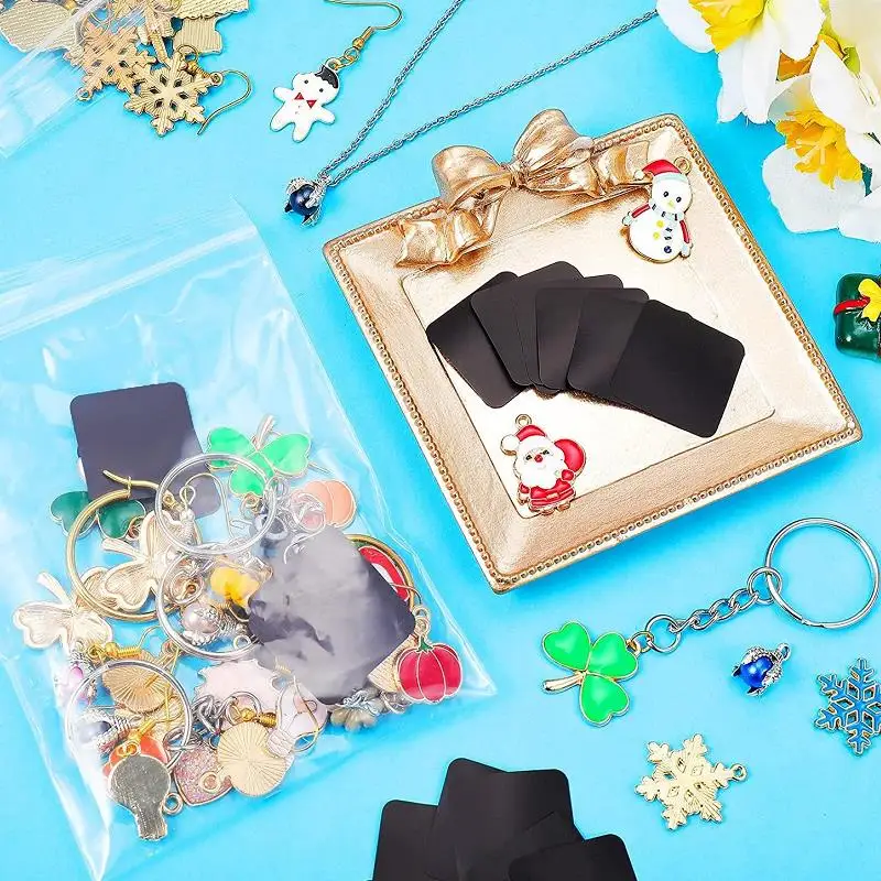 Black Anti Tarnish Squares Strips Tabs for Jewelry Gold Silver Storage