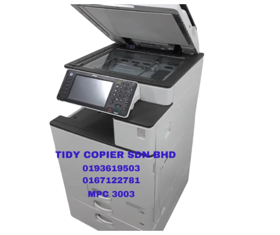 HOT SELLING RICOH MULTIFUNCTIONAL PHOTOCOPIER MPC 3003 PRINTER SCAANNER COPIER HIGH QUALITY USED PHOTOCOPIER FOR HOME AND OFFICE
