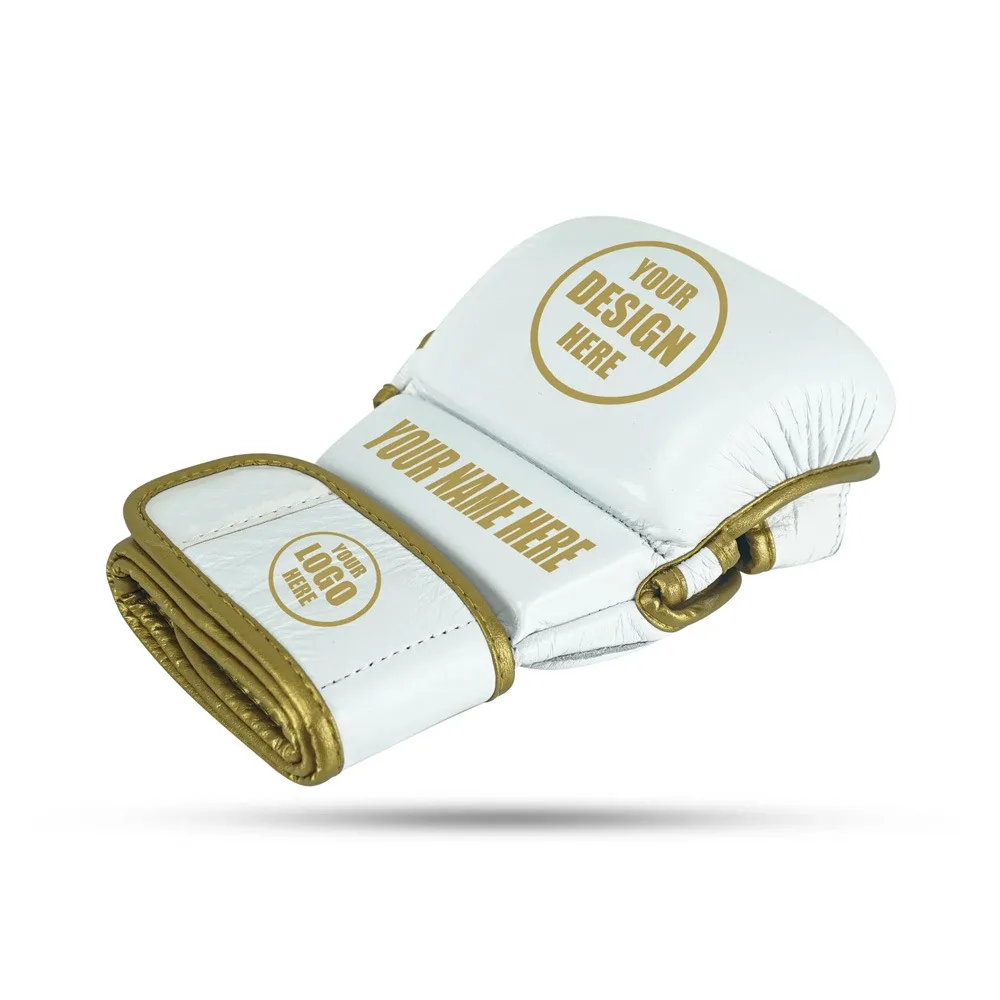 Hybrid Leather MMA Sparring Gloves Best Shooter Mitts for Sparring & Training Durable Fight Squad Professional Custom MMA Gloves