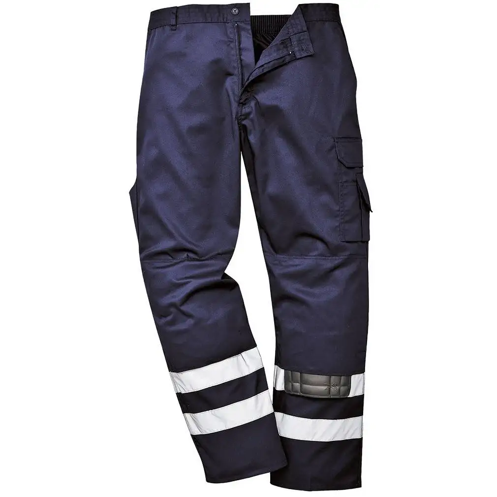 Hi Vis Winter Workwear Overalls Pants Men Work Mechanic Pants Working Pants 2025 Hot Selling Men Construction Safety Trousers