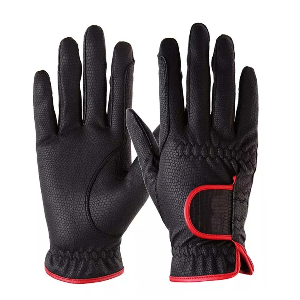 Оптовая продажа, перчатки для верховой езды, перчатки для верховой езды на заказ, перчатки для верховой езды из синтетической кожи для мужчин, перчатки для верховой езды с защитой от разреза