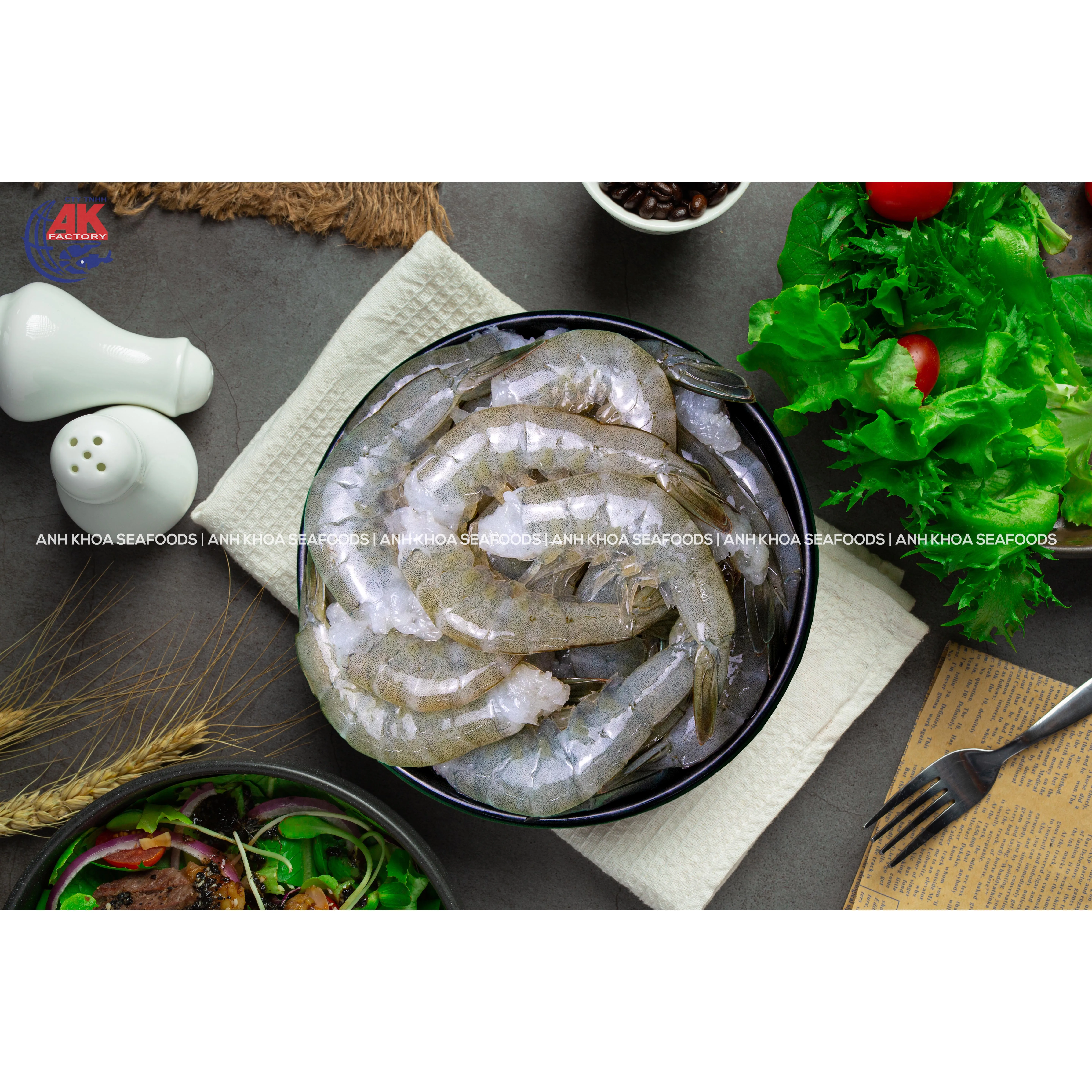 Vietnam Qualified Seafood Supply W/HLSO Headless Vannamei Shrimp Shell On With Custom Weight & Style OEM Order