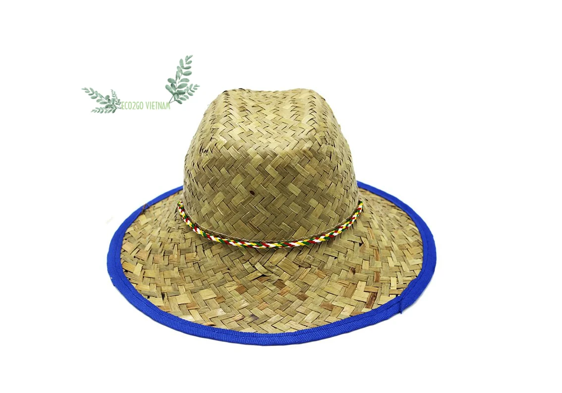 Top One Product Of Summer Color Straws Hat And Cowboy Hat Straw Natural Material By Eco2go Vietnam