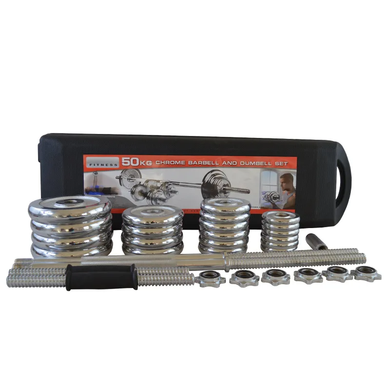 Cheap 50KG weights gym equipment fitness adjustable dumbbell set  for sale