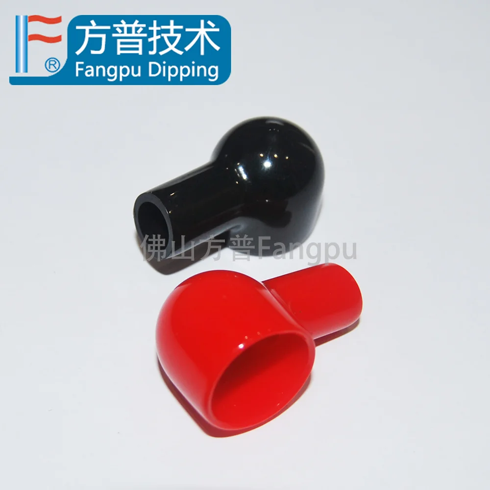 uxcell Car Battery Terminal Cover Soft Plastic Insulation Boot Sleeve Black Red Terminal Sleeves
