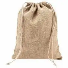 Jute Hessian Burlap Drawstring Sand Bag 100% Natural Eco & Weather Friendly Biodegradable from Bangladesh