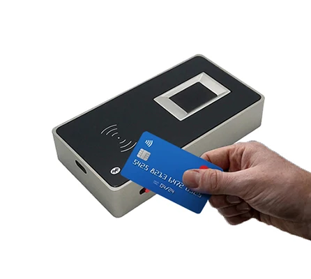 Wireless Embedded Battery NFC Fingerprint Android IOS Biometric Fingerprint Reader