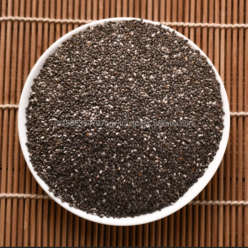 Wholesale Agricultural Products High Protein Organic Cleaned Black Chia Seed