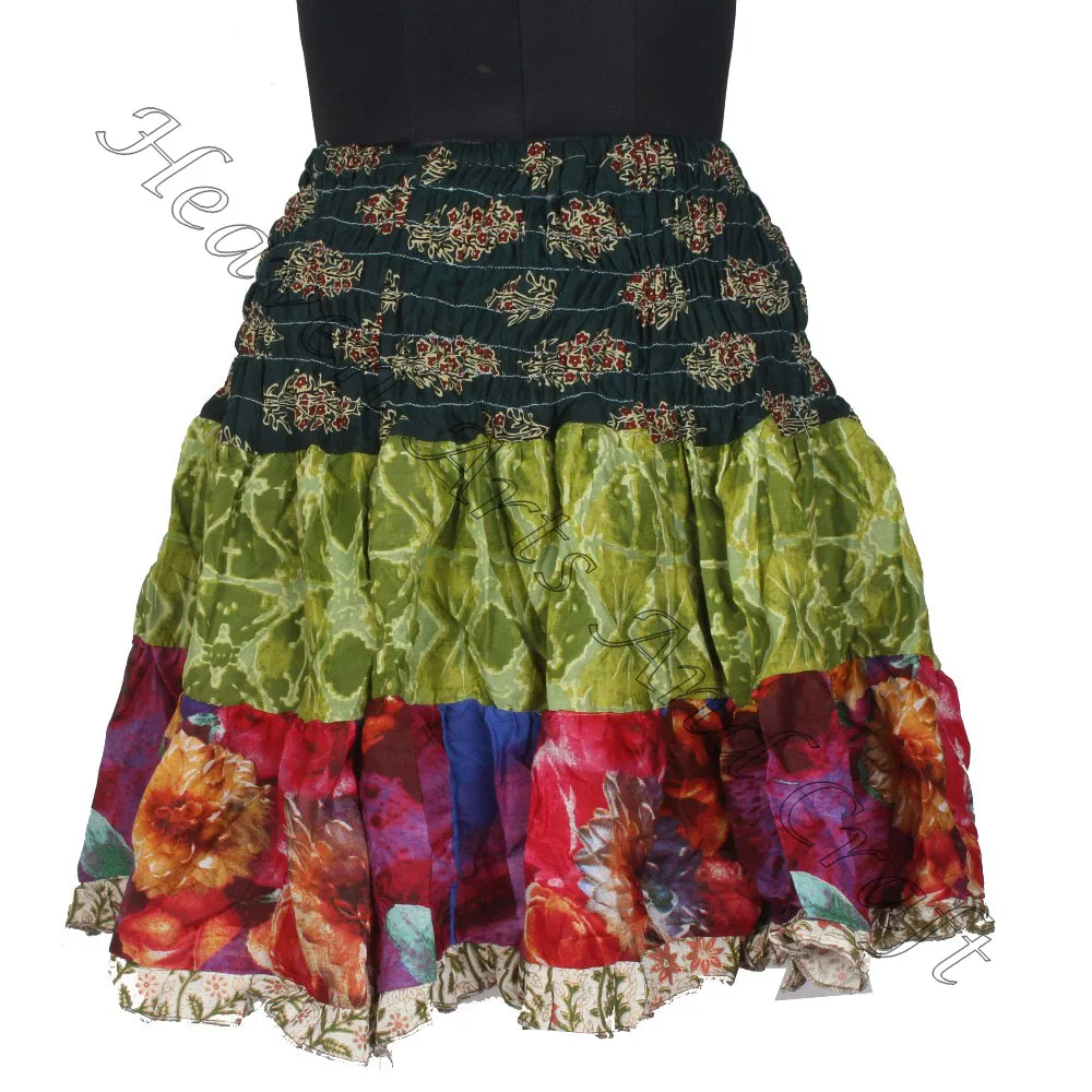 Богемная Сексуальная Пляжная одежда в стиле хиппи короткое платье для работы летняя мини-юбка бохо модная Женская оптовая продажа