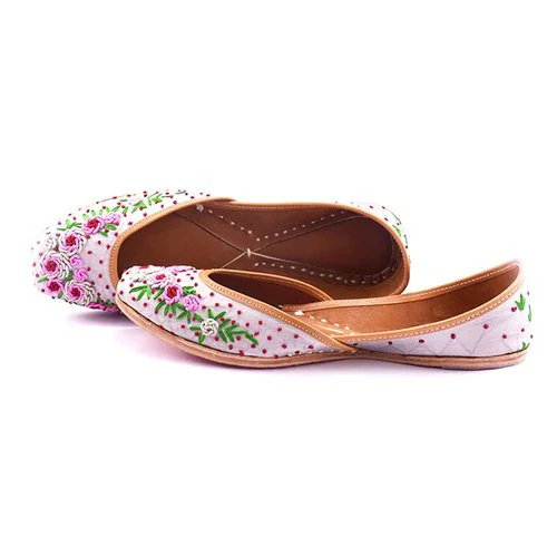 New Design Solid Color Custom Made Fancy Punjabi Khussa jutti For Women pakistani wholesale khussa
