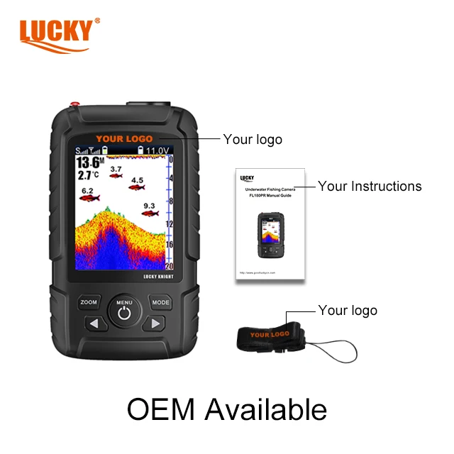 Lucky FF718LIC-W 2021 hot sell wireless sonar underwater   fish finder  with a color screen