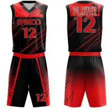 Wholesale Design Your Own Basketball Jersey Wear Custom sport Jersey new model Basketball Uniform Custom make  Basketball Uni