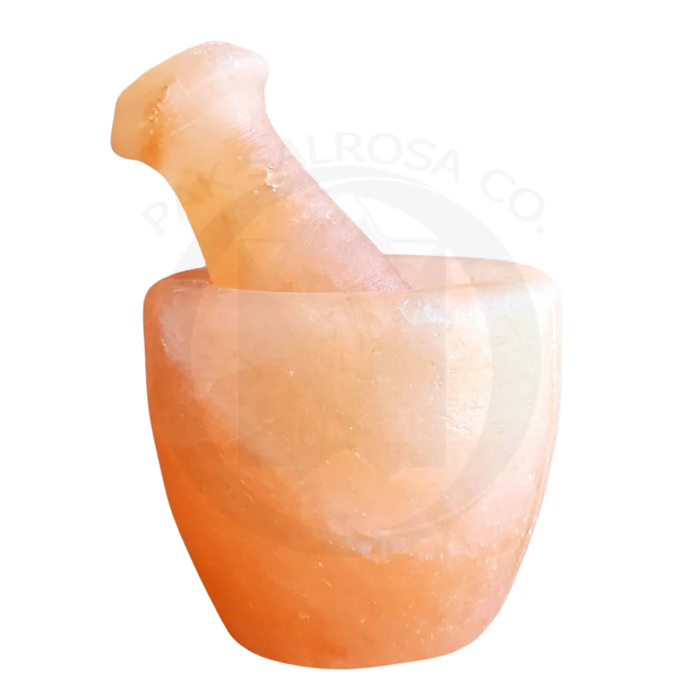 Buy Cheap Price Low MOQ Pink Rock Salt Mortar And Pestle Manufacturer From Pakistan Himalayan Salt Mortar And Pestle