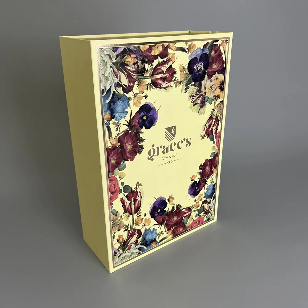 High Quality Custom Logo Luxury Wine Box Double Bottles Glass Gift Wine Magnet Box With Velvet Plastic Insert