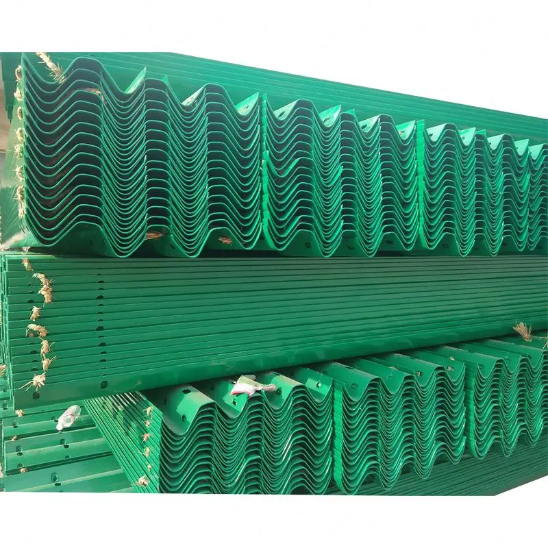 Traffic Guard Rail Highway High Speed Barrier High Speed Crash Barrier Highway Guardrail Galvanized Steel W Beam Road Guardrail