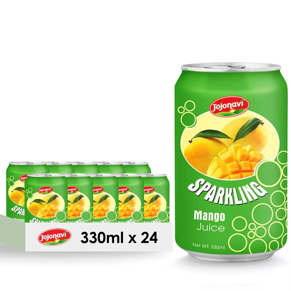 Sparkling Mango juice 330ml Jojonavi Manufacturer price Private label OEM ODM Wholesale supplier