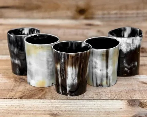 genuine quality drinking horn glass buffalo horn glass ox horn cup tankard by skyhigh overseas at india