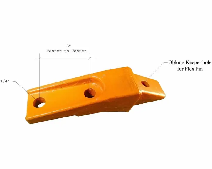 6737324/ 6737325 Skid Steer Bucket Tooth Tips for sale