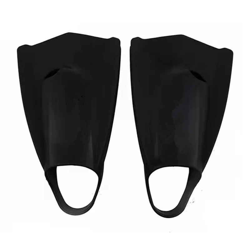 Custom Logo Print Silicone Flippers Professional Swimming and Diving Training Fins Snorkeling Equipment Adult Short Fins