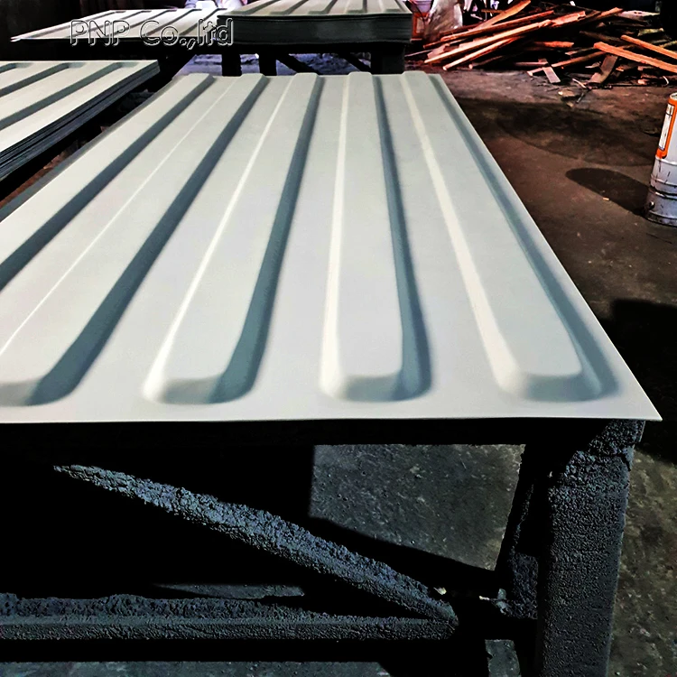 VN Latest hot sale house container roofing sheet 2mm thickness weight 40kg corten A steel 5 corrugated