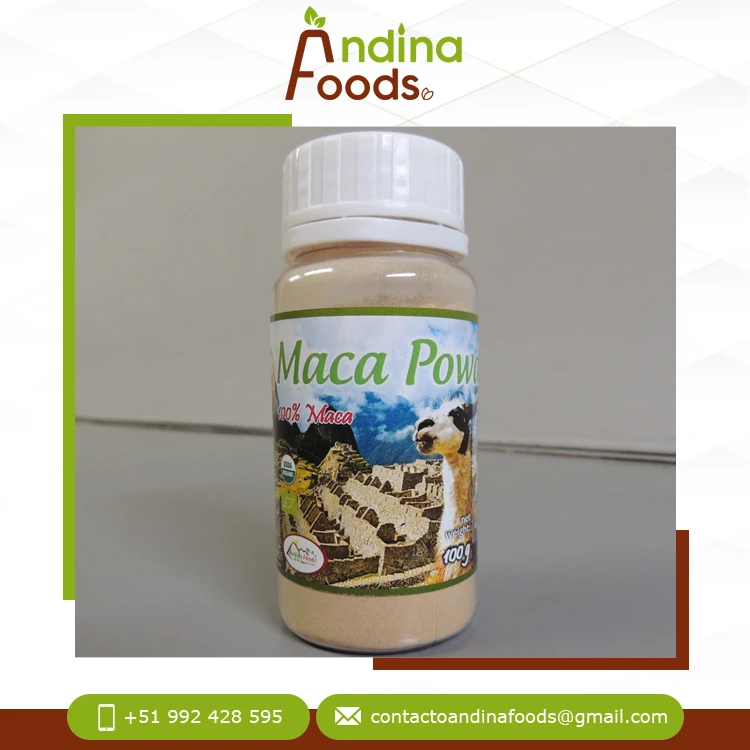 Factory Direct Private Label High Quality 100% Natural Best Product Peruvian Maca Powder Available at Wholesale Price