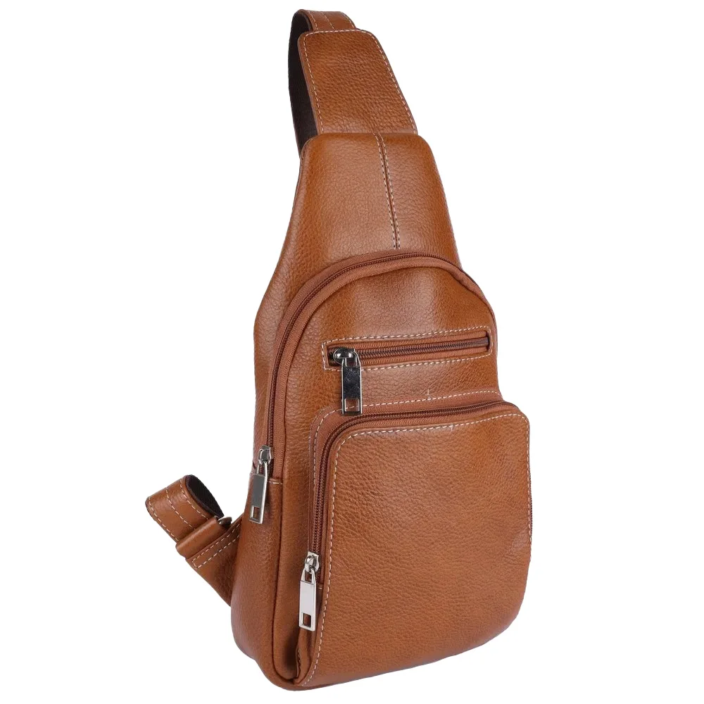 Travel Camping Trekking Backpack Genuine Leather backpack laptop with custom logo laptop pocket can be customized colors