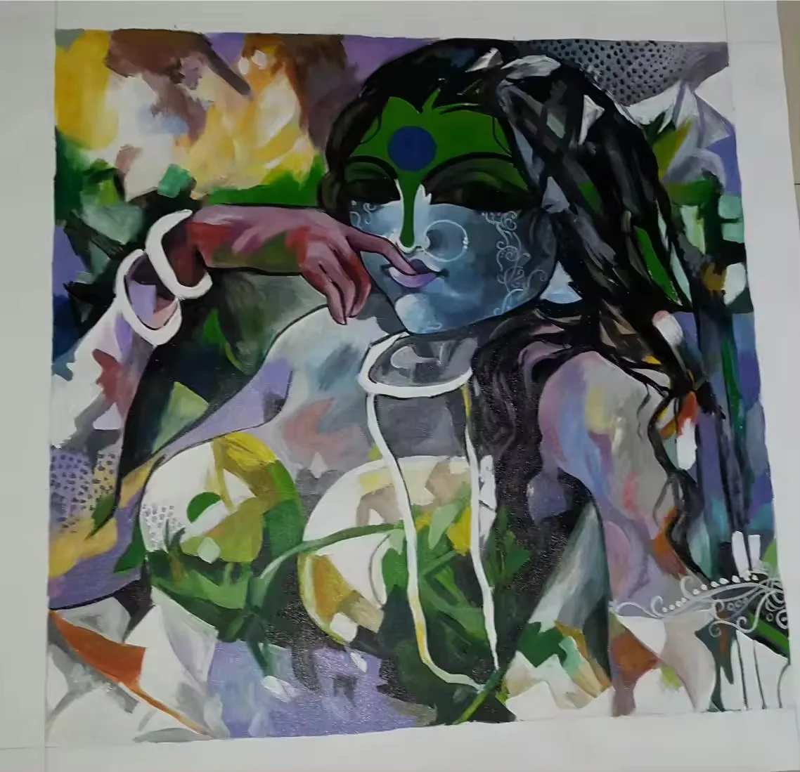 Best Seller Home Decor Modern Art Work Oil Painting Living Room Wall Decoration Canvas Hand Made High Quality Paintings