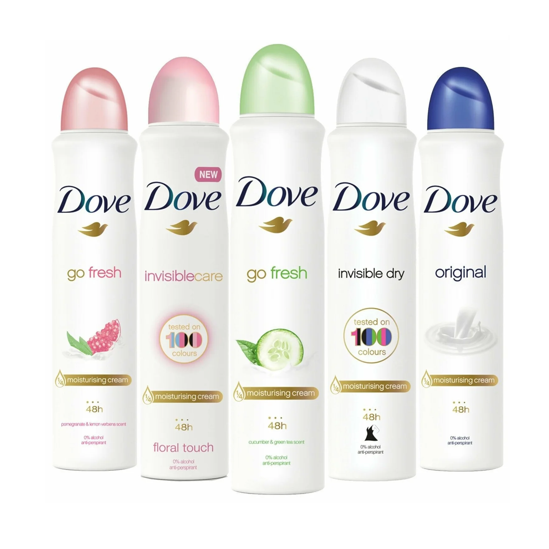 Dove- Spray Antiperspirant Deodorant 150ml - Buy Deodorant Without Alcohol,Deodorant Without Antiperspirant