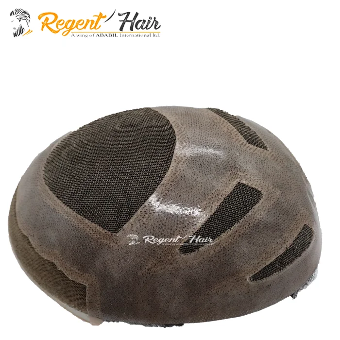 Hot Selling Men Toupee 100% Human Hair Piece For Men V Style Front Toupee Wig Hair With Thin Skin Base Export From Bangladesh