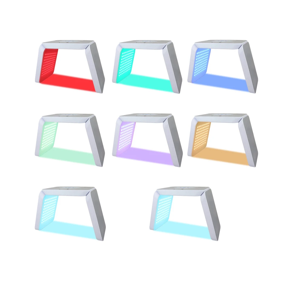 New Spray Spectrometers 7 Color LED Face Skin Lifting Tightening Hot Cold Spray Flexible Led Light Therapy Spectrometers