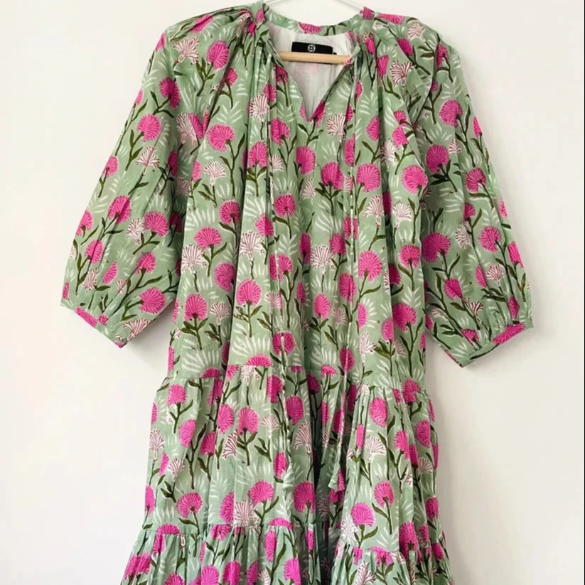 Dandelion Mini Dress Casual Dress for Womens closed neck Cotton Women Dress from Indian Manufacturer and Exporter