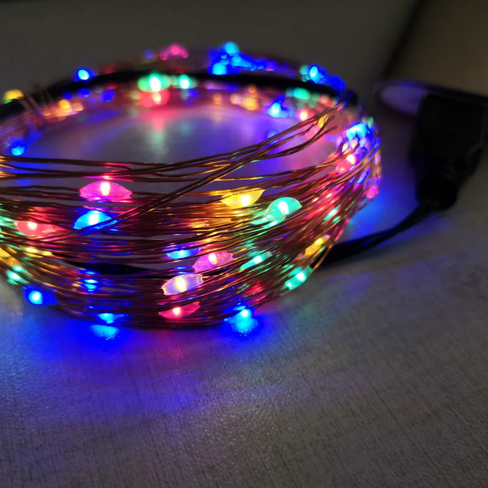 Longstar USB Copper Wire Light String Christmas Day Wedding Arrangement Decoration LED Copper Wire