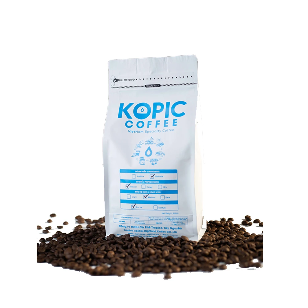 100% Roasted Robusta Beans 60kg Premium Grade Coffee Bean from Vietnam