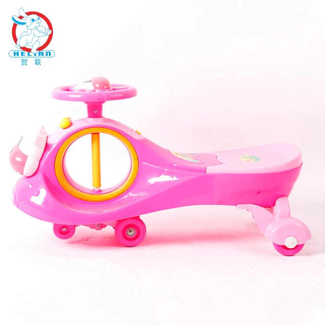 BLM Factory Wholesale Price Plastic Kids Baby Children Wiggle Happy Swing Twist Car Baby Wiggle Car