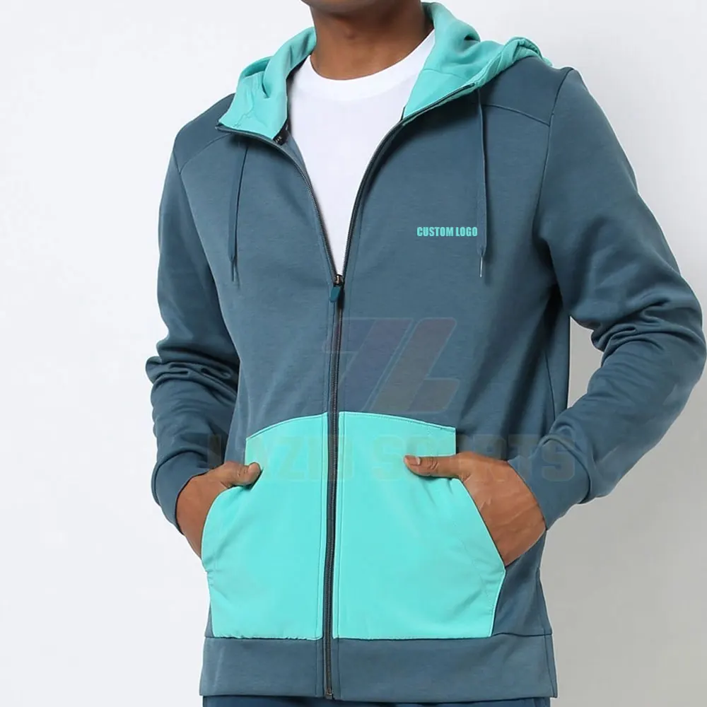 High Quality Men Zipper Hoodies Cotton Polyester Zipper Hoodies Low MOQ Top Fashion Zipper Hoodies
