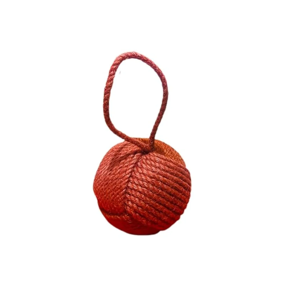 Handwoven Farmhouse jute Christmas ball ornaments Christmas decorations wholesale from Vietnam artisans