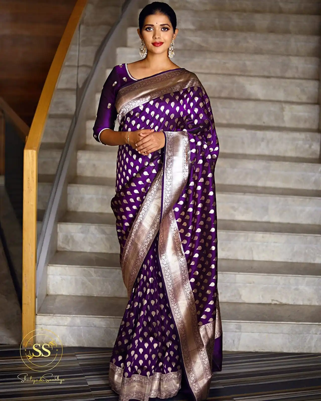 New fashionable party wear banarsi silk saree with blouse piece indian women wear sari cheap low price wholesale surat