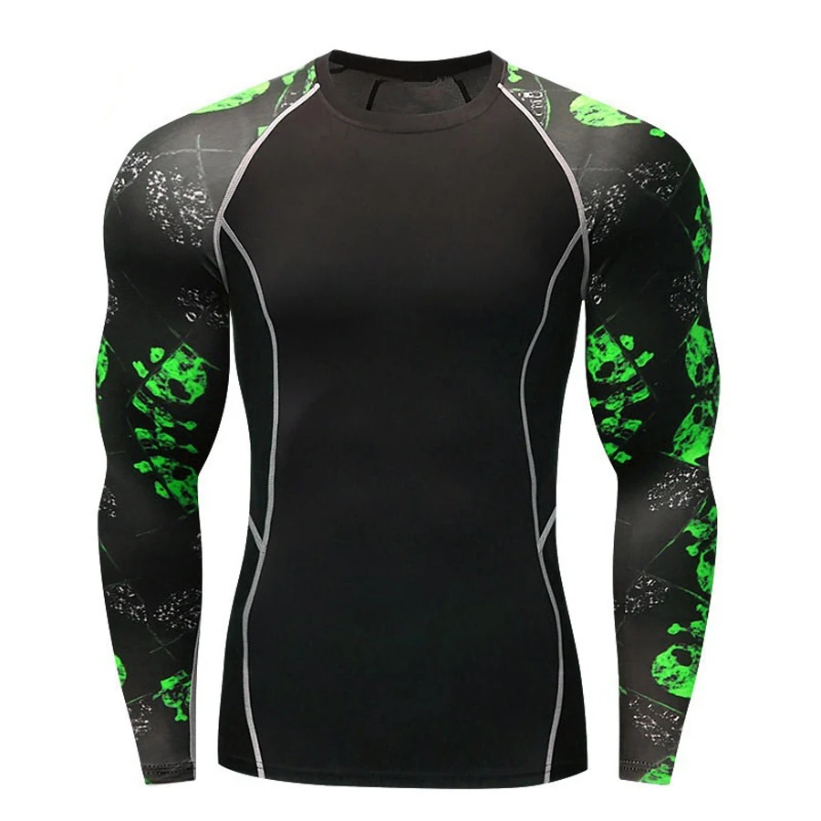 New Latest Design 2022 Men Wear Swimming Shirt Rash Sun Protection Clothing Printed Rash Guard For Men