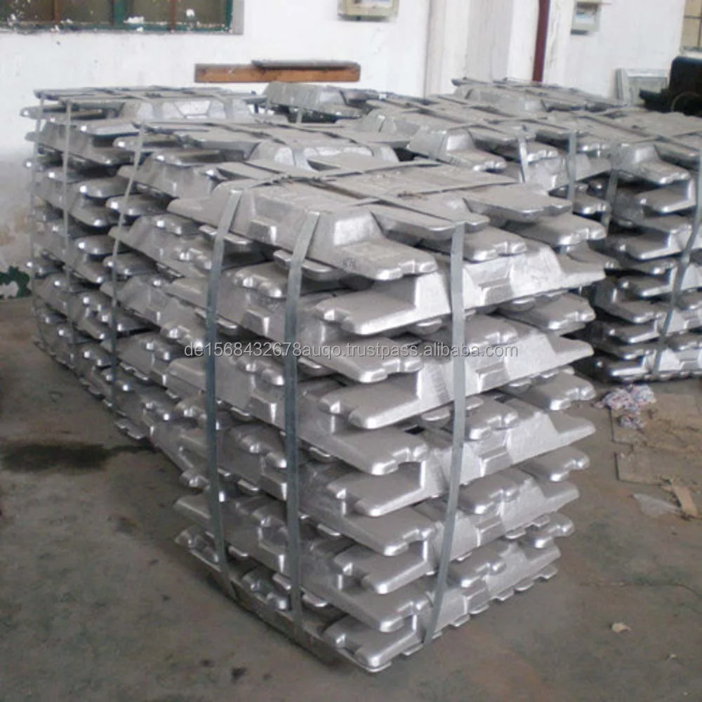 High Purity Primary ADC12 Aluminum Ingots 99.7% Purity 99.99% / 99.9% / 99.7% Size Options Available