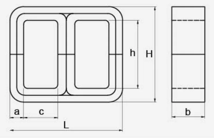 Hot Sale High Permeability Low Loss China Factory Silicon Steel 3 Phase Core Sheet For Transformer Sensor Inverter Reactor